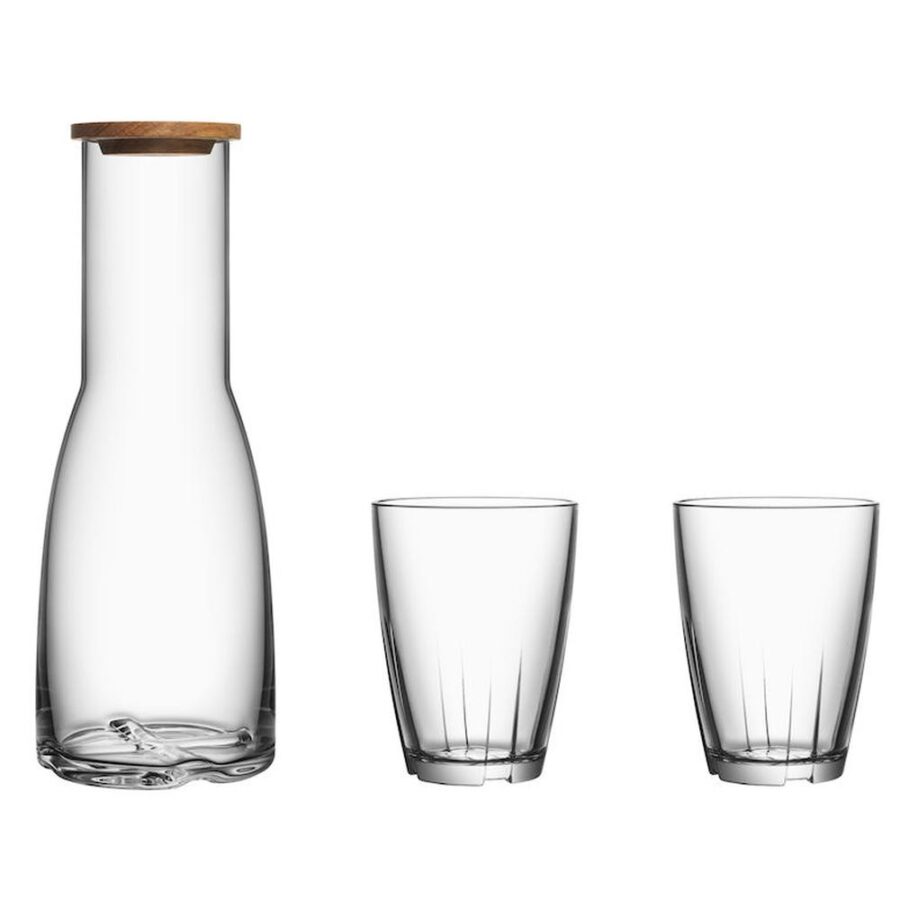 Karaffel med 2 vannglass - , Gaver & interiør, Kokkens Beste