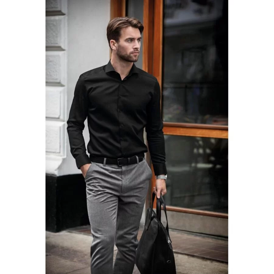 Portland slim fit herre, Skjorter, Kokkens Beste