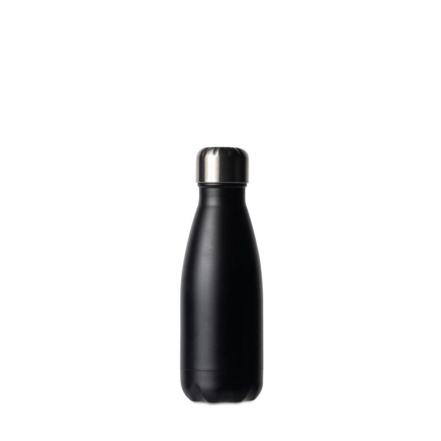Drikkeflaske Stål sort 0,26l - Sagaform, Drikkeflasker, Kokkens Beste
