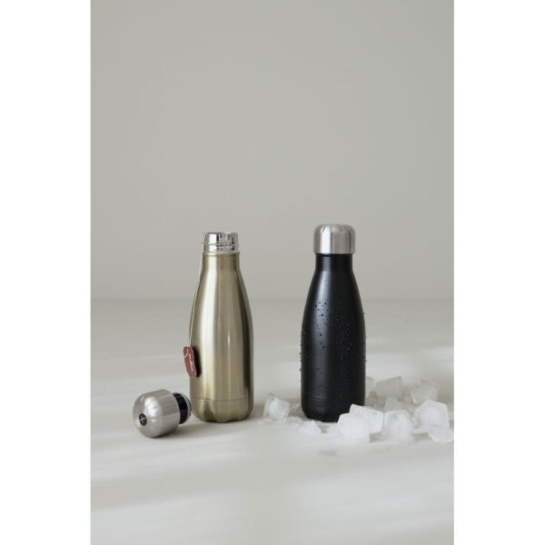 Drikkeflaske Stål sort 0,26l - Sagaform, Drikkeflasker, Kokkens Beste