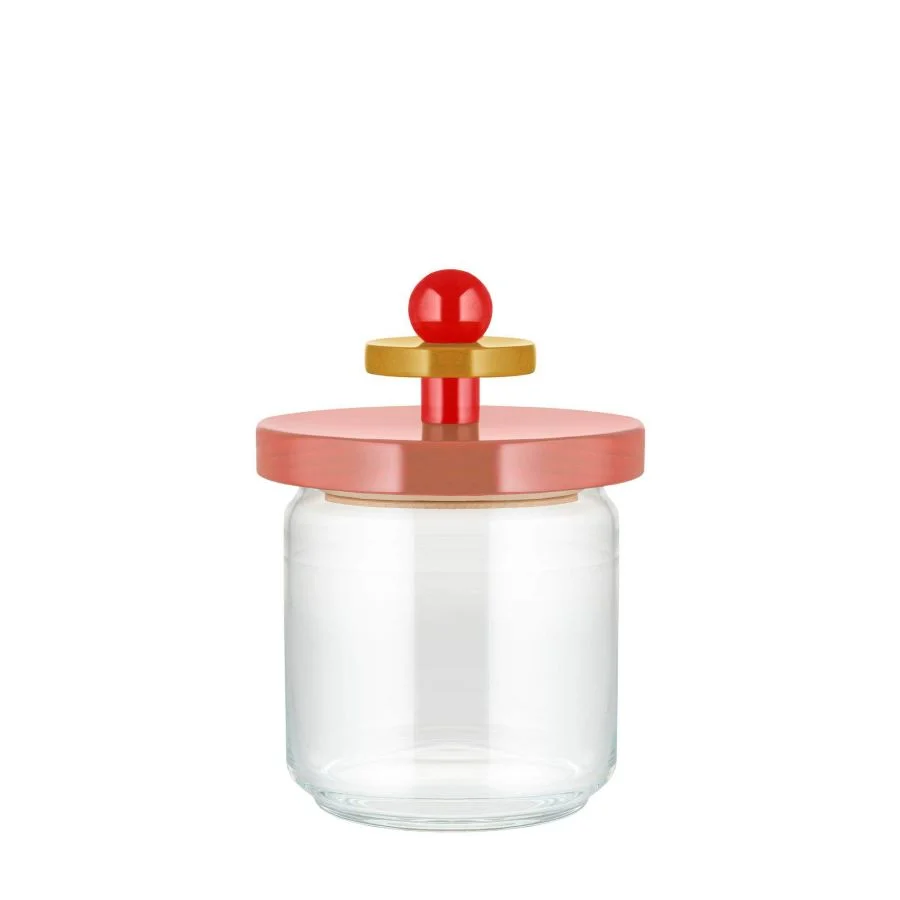 Alessi Glasskrukke Bøketre, Gul, rød og rosa 0,75l, Oppbevaring, Kokkens Beste