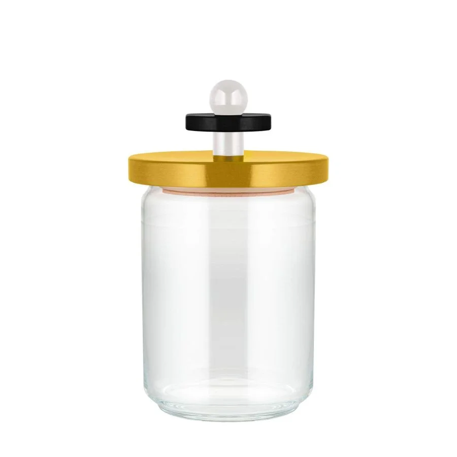 Alessi Luftett Glasskrukke med lokk i bøketre 1l, Oppbevaring, Kokkens Beste