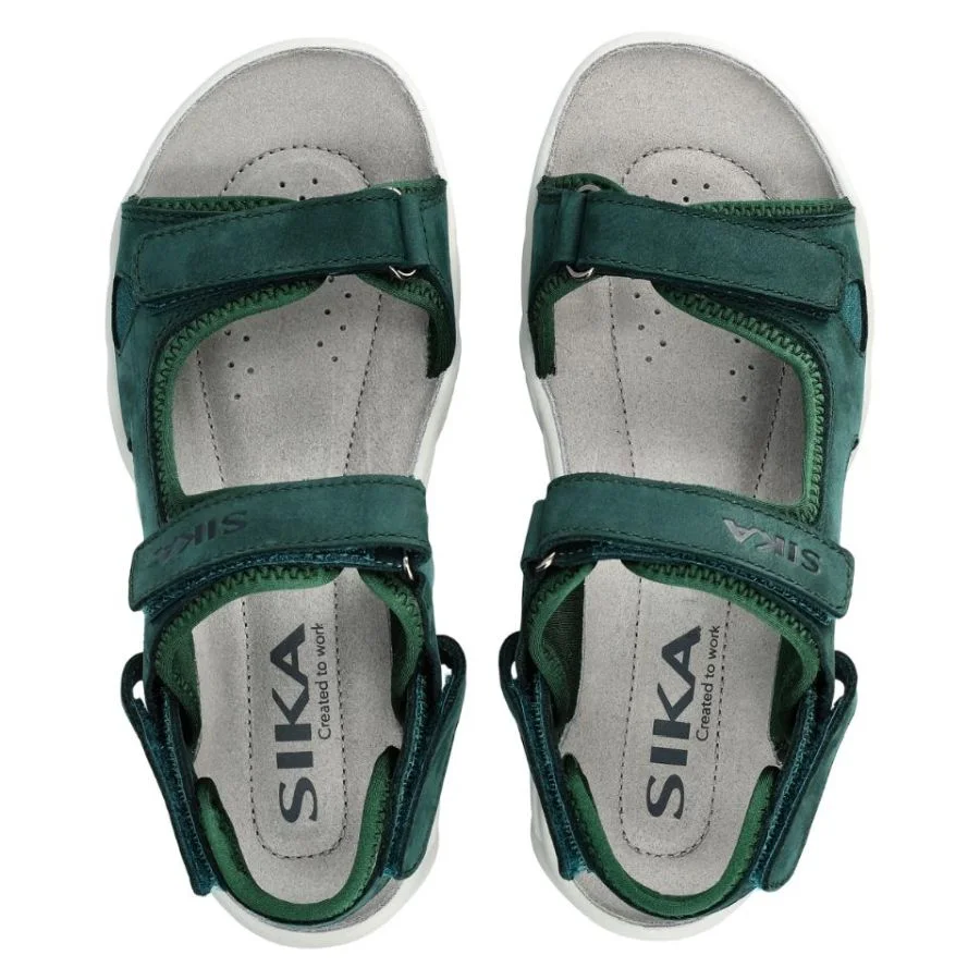 Sandal Sika Motion – Lett, myk og fleksibel sandal grønn, Fritidssko, Kokkens Beste