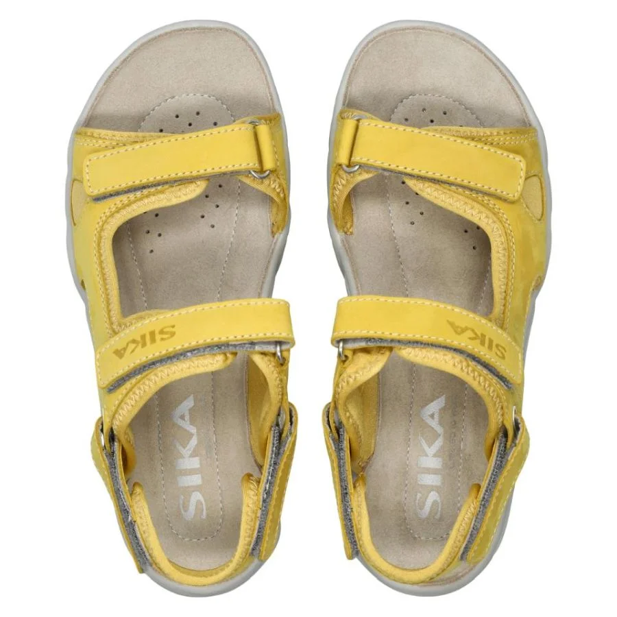 Sandal Sika Motion – Lett, myk og fleksibel sandal gul, Fritidssko, Kokkens Beste