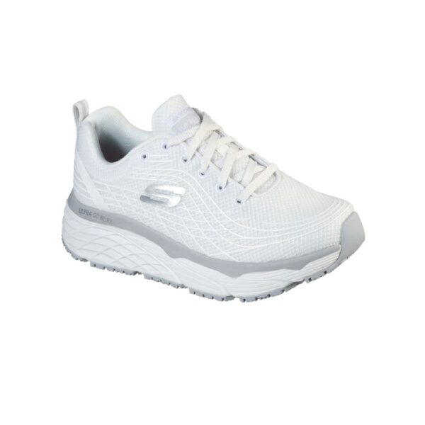 Skechers Max Cushioning Work Shoe Dame Hvit, Fritidssko, Kokkens Beste