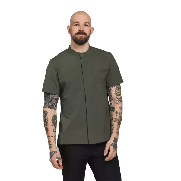 Segers Kokkejakke Grid Hvit stretch Unisex, Kokkejakker Segers, Kokkens Beste