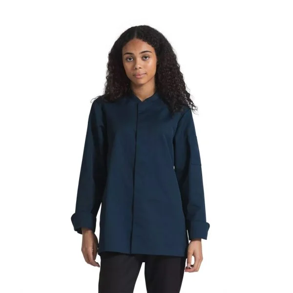 Segers Kokkeskjorte Hyme lang arm Mørk marine Unisex - , Kokkejakker Segers, Kokkens Beste