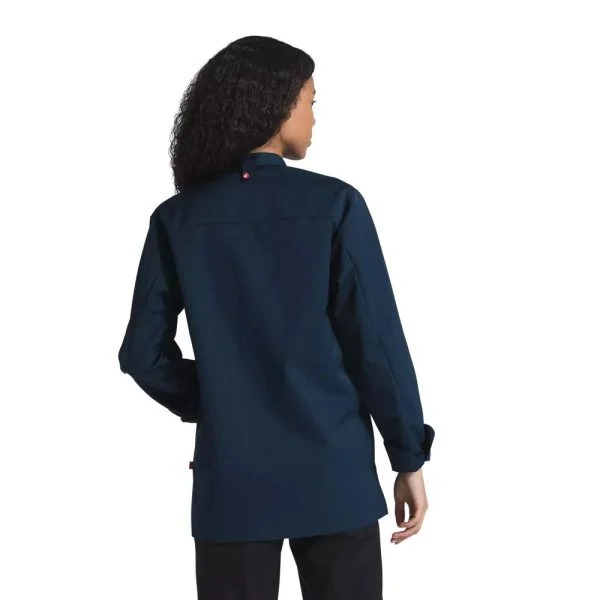 Segers Kokkeskjorte Hyme lang arm Mørk marine Unisex - , Kokkejakker Segers, Kokkens Beste