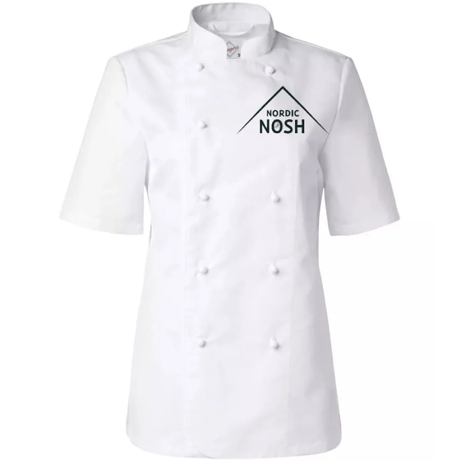 Segers Kokkejakke dame korte ermer Nordic NOSH RX - , Renex, Kokkens Beste