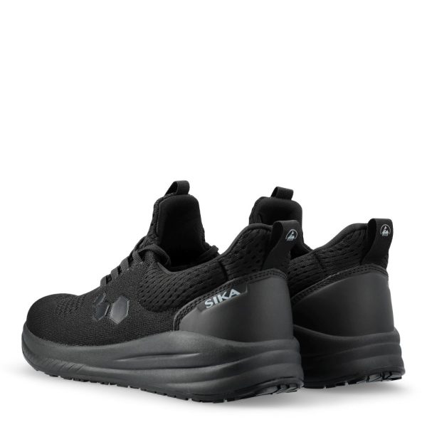 Arbeidssko Sika Sprint Knit Lace sort/hvit - , Fritidssko, Kokkens Beste